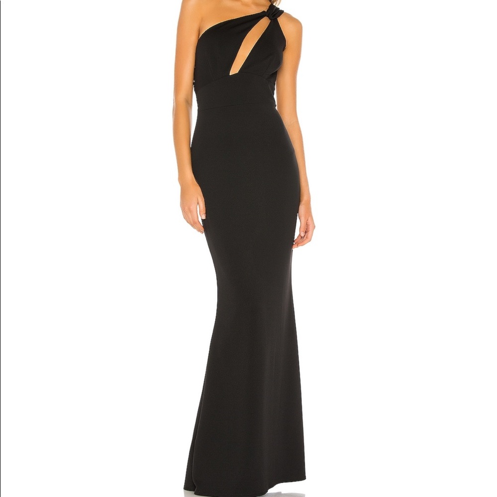 Katie May Black Edgy formal dress - size XSmall